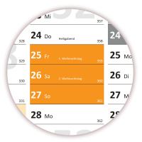 XXL Rainbow Wandkalender DIN A0 2025 + 2026