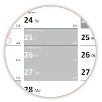 XXL Wandkalender DIN A0 2025 + 2026 (grau2)