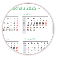 Green Wandkalender DIN A2 2024 - Classic1 gefaltet