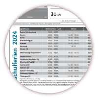 Rainbow Wandkalender DIN A2 2024 - Classic1 gefaltet