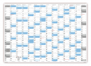 XXL Wandkalender DIN A0 2025 (blau2)