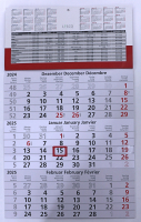 Dreimonatskalender 2025